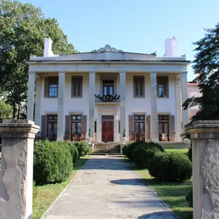 the front of the house