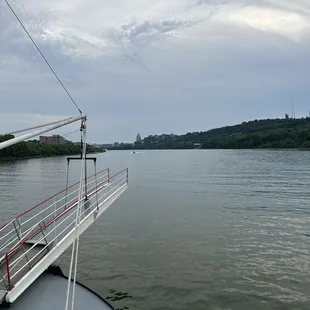 View from the boat