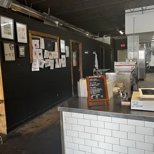 a view of the kitchen