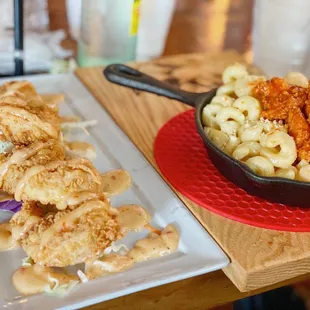 Bang Bang Shrimp and Buffalo Mac. both delicious!