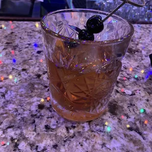 Three whiskey old fashioned