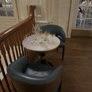 Dirty glassware everywhere