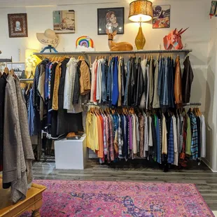 Wall of jackets!