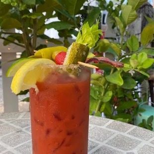 Signature bacon Bloody Mary