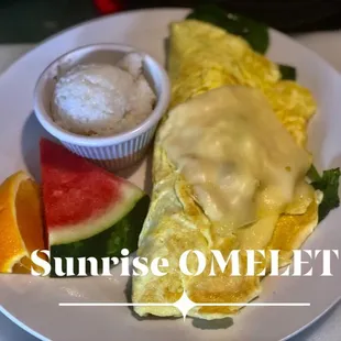 Sunrise omelet
