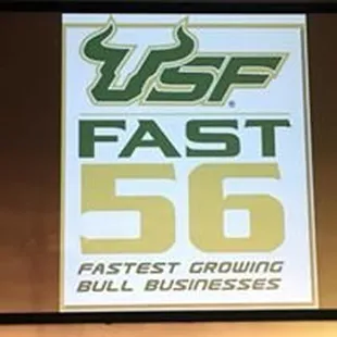 Nominated 2nd year in a row for fastest growing USF business