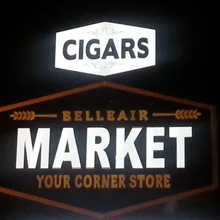 Belleair Market sign