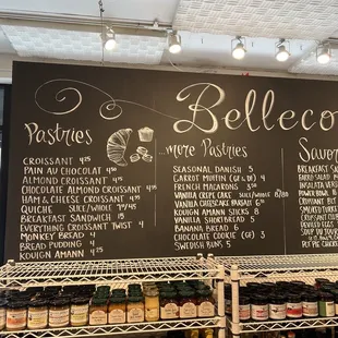 the menu