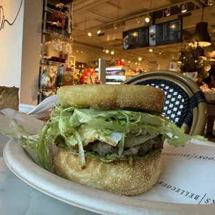 Breakfast sandwich, amazing!