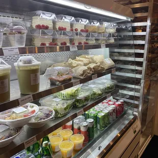 Fridge section - grab and go