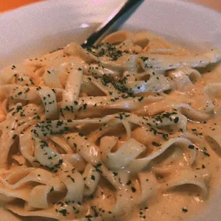 a plate of pasta