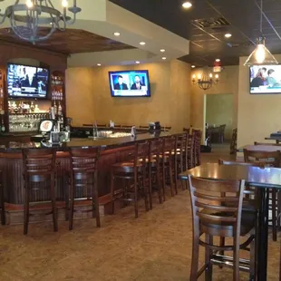 a view of the bar area