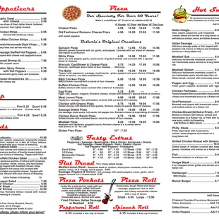 Location Takeout Menu Back