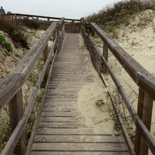 Through the sand dunes...