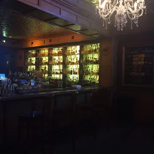 Downstairs bar