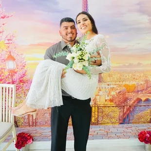 Congratulations Geraldine &amp; Martin!!!  Married at Belle&apos;s Wedding Chapel!