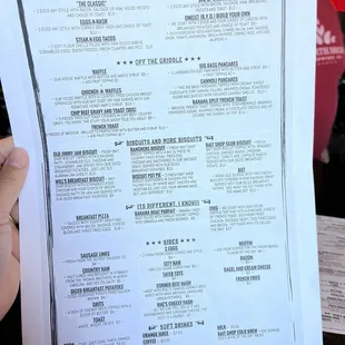 Bunch menu