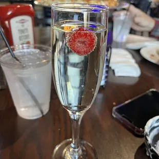 Bellini (warning it's strong!!)