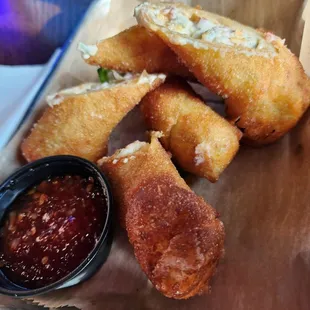 Best thing in the joint. Jalapeno popper eggrolls.