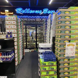 the inside of a store