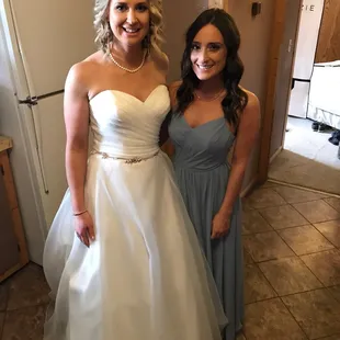 The bride &amp; my beautiful girl