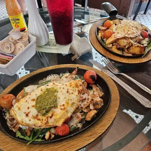 Portobello Benny and Mediterranean breakfast bake