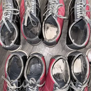 Dirty nasty bum shoes