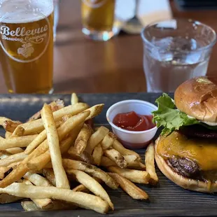 Blood Orange Ale and 425 Burger