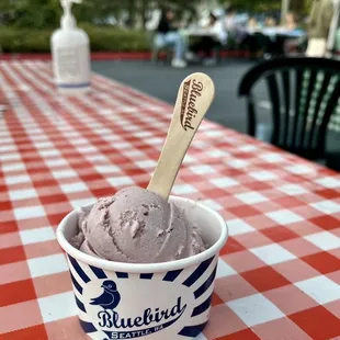 Marionberry Ice Cream from Bluebird Ice Cream