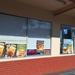 Outside
