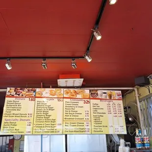 Inside, menu