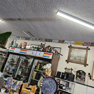 The inside of the Bellflower Diner.