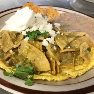 Chilaquiles Omelette