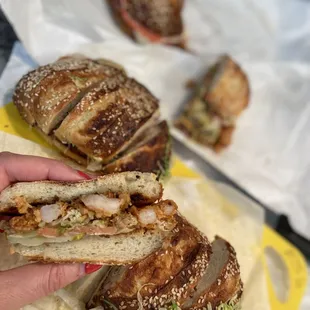 Fried Shrimp Sandwich