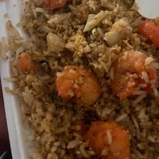 I ain&apos;t gon lie I&apos;m  from Chicago and this the best shrimp rice ever I don&apos;t even do reviews but god damn I&apos;m hooked fuckkkk with them