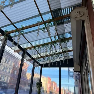 outside