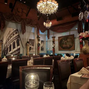 Restaurant inside decor