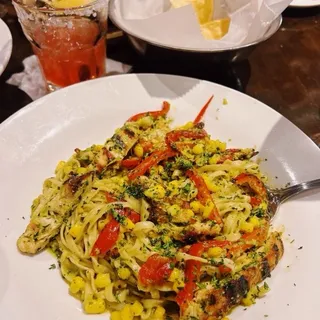 Cilantro Pesto Linguine