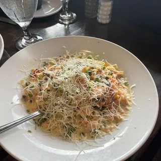 Smoked Salmon Fettuccine Pasta