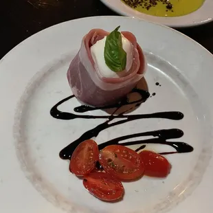 Burrata w prosciutto