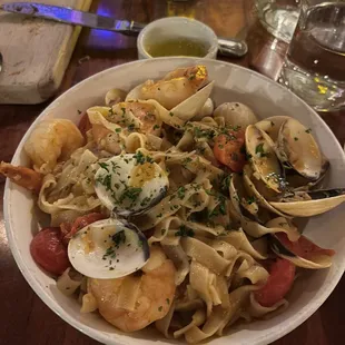 Seafood pasta