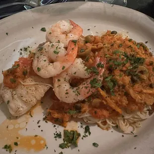 Grouper Special with shrimp