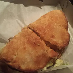 Sooo crispy. Steak wedgie