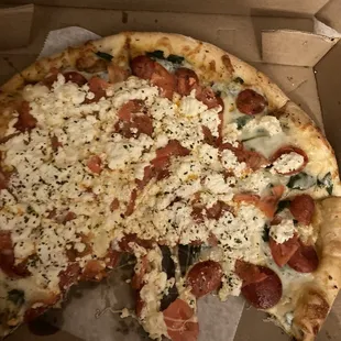 White Pizza - 14" Medium