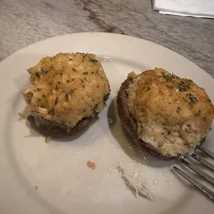 Crab stuffed mushrooms!