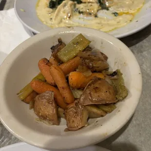 Roasted Italian Vegetables, delectable.