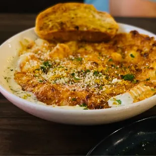 Gnocchi in cheese. Also a huge portion.