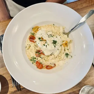 Burrata Alfredo
