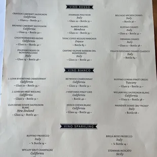 Current Menu as of July 2024 - part 2