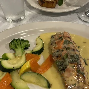 Salmon without the pasta